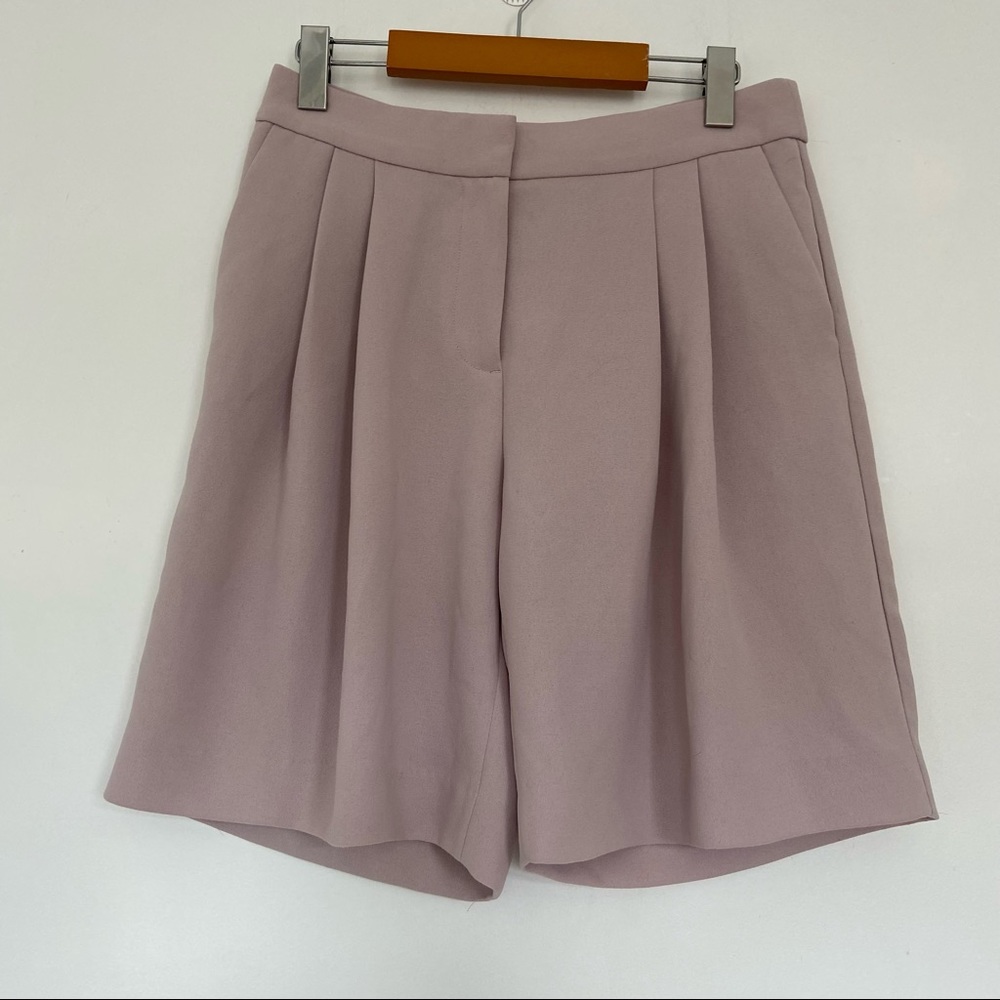 J Crew dusty pink high waisted bermuda short